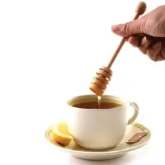 Norpro 6" Long Beechwood Honey Dipper / Syrup Drizzle Stick Dip Server