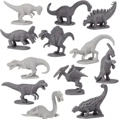Hingfat Dinosaur Toy Figures Playset, 64 Pieces