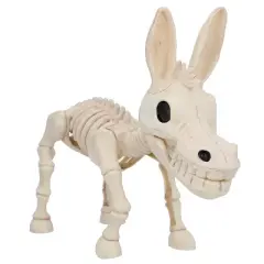 9 1/4" Standing Donkey Skeleton Halloween Decoration