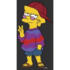 Women's The Simpsons Cool Lisa Racerback Tank Top