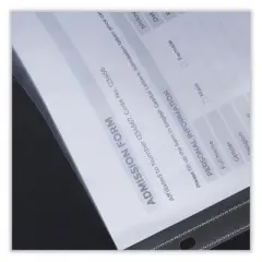 Universal Heavy Gauge Top-Load Poly Sheet Protectors - Letter - Case of 25