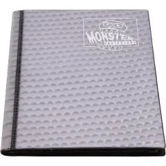 Monster 4 Pocket Trading Card Binder- Holofoil Clear Album, Anti-Theft & TCG Protection w Side Loading Padded Pockets, Double Sided, Holds 160 Cards