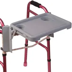 DMI Walker Tray Fits Most Standard Walkers 510-1084-0300