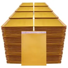 UOFFICE Pack of 800 Bulk Kraft Bubble Mailers 14.25" x 20" - #7 Self-Seal Padded Envelopes