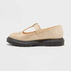 Toddler Girls' Londyn Lug Sole Mary Jane Shoes - Cat & Jack&trade; Gold