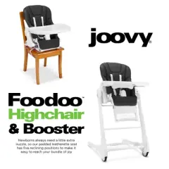 Joovy Foodoo Highchair & Booster, Jet