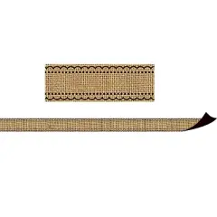 Teacher Created Resources BURLAP MAGNETIC BORDER 3 PACKS TCR77391-3