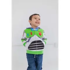 Disney Pixar Pixar Toy Story Buzz Lightyear Fleece iTalk Zip Up Hoodie Little Kid to Big Kid