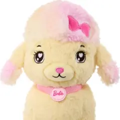 Barbie Salon Pet Adventure Stuffed Animal, Poodle with Themed Purse and 6 Accessories