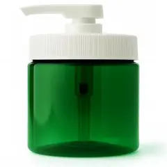 Royal Massage 16oz Massage Oil/Lotion/Cream Pump Jar with Locking Twist Top (Green/White, 1)
