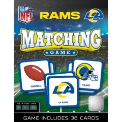 MasterPieces Officially Licensed NFL Los Angeles Rams Matching Game for Kids and Families