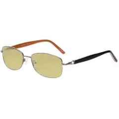 Calabria Viv Designer Eyeglasses 241 in Blue-Red 53mm :: Custom Left & Right Lens