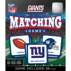 MasterPieces Officially Licensed NFL New York Giants Matching Game for Kids and Families