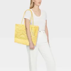 Woven Cage Tote Handbag - Shade & Shore&trade;