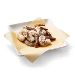 Jumbo Tail On Peeled & Deveined Raw Shrimp - Frozen - 26-30ct per lb/16oz - Good & Gather&trade;