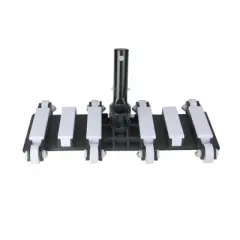 Pool Central Flexible Weighted Vacuum Head with Aluminum Handle 14" - White/Black