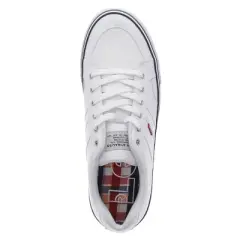 Levi's Mens Turner CVS Plaid Casual Canvas Lace Up Sneaker Shoe