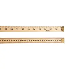 Charles Leonard Ruler, 39" Meter Stick with Metal End