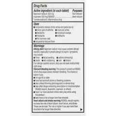 Naproxen Sodium 220mg Tablets, 90 Count
