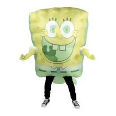 SpongeBob SquarePants Adult Halloween Costume Inflatable Suit Yellow OSFM