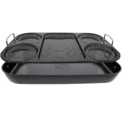 BBQ Serving Tray and Drip Pan