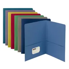 Smead Two-Pocket Heavyweight Folder, Letter Size, 25 per Box
