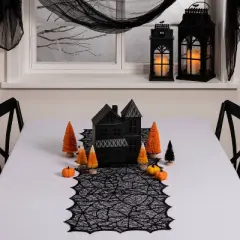 14"x48" Lace Halloween Table Runner - Hyde and EEK! Boutique&trade;