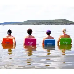 TRC Recreation Lazy Bunz Adult/Child Foam Saddle Float Seat Lounger Chair Mat for Swimming Pool, Lake, Beach, River, & Boating