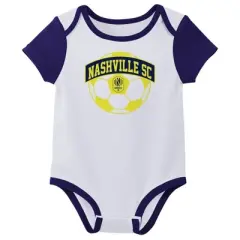 MLS Nashville SC Infant Boys' 3pk Bodysuit