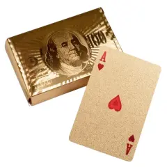 Trademark Poker 24K Gold Poker/Blackjack/Rummy Playing Cards