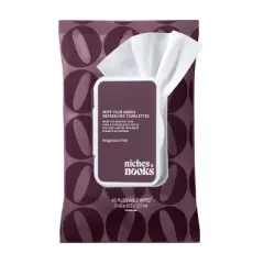 Niches & Nooks Intimate pH Balanced Refreshing Flushable Feminine Wipes - Fragrance-Free- 45ct