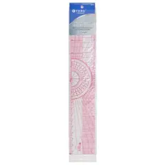 Westcott&reg; Beveled Protractor Ruler, 12", Transparent, Pack of 6