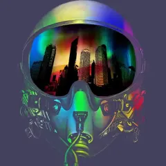 Women's Design By Humans The Pilot By clingcling Racerback Tank Top