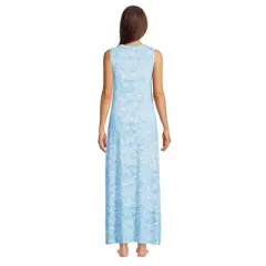 Lands' End Women's Sleeveless Cooling Long Nightgown