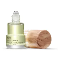 Being Frenshe Glow On Roll-On Fragrance with Essential Oils - Floral Citrus Amber - 0.84 fl oz