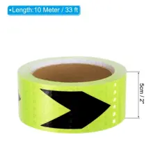 Unique Bargains High Visibility Adhesive Warning Safety Trailer Reflective Tape
