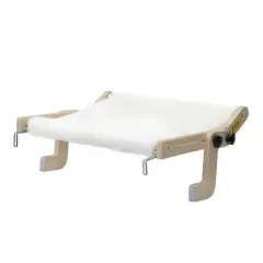 Sandinrayli Cat Window Perch Hammock With Adjustable Bed Seat, White