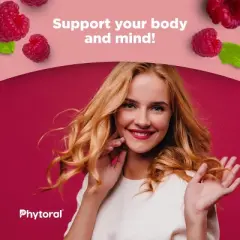Menopause Supplement for Women, Hormone Balance Capsules for Night Sweats, Hot Flashes & Mood Swings, Phytoral, 60ct