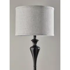 Caleb Floor Lamp Black - Adesso
