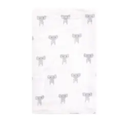 Hudson Baby Infant Unisex Cotton Flannel Burp Cloths, Modern Elephant, One Size