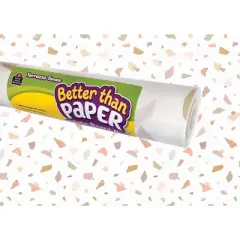 Teacher Created Resources&reg; Better Than Paper&reg; Bulletin Board Roll, Terrazzo Tones, 4- Pack