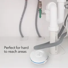 Wasserstein Smart Water Leak Detector with App Notifications and 100dB Sound Alarm - Protects Your Home from Leaks and Water Damage (3-Pack)