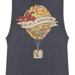 Junior's Up Valentine's Day His Greatest Adventure Festival Muscle Tee