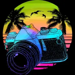 Women's Design By Humans Retro Photography By clingcling Racerback Tank Top