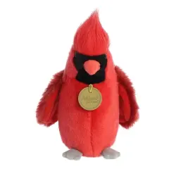 Aurora Small Cardinal Miyoni Realistic Stuffed Animal Red 8"