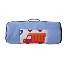 Bacati - Transportation Blue Toddler Nap Mat
