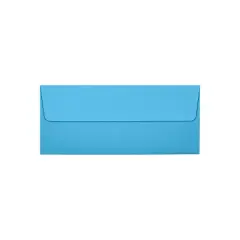 JAM Paper Self Seal #10 Business Envelopes 4 1/8" x 9 1/2" Blue 50/Pack (5360-13-50)