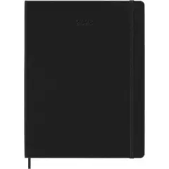 Moleskine 7.5"x9.75" 2026 12 Months Weekly Notebook XL Black Hard