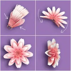 Teacher Created Resources&reg; Floral Bloom Paper Flowers, Pack of 4
