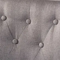 Set of 4 Gardner Finished Dining Chairs Gray/Dark Brown - Baxton Studio